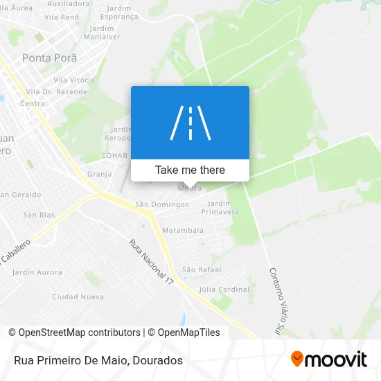 Rua Primeiro De Maio map