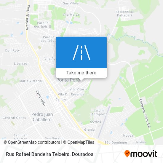Rua Rafael Bandeira Teixeira map