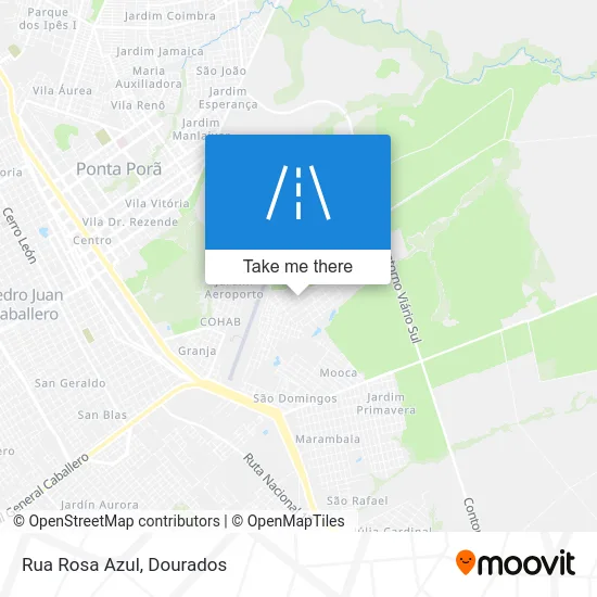 Rua Rosa Azul map