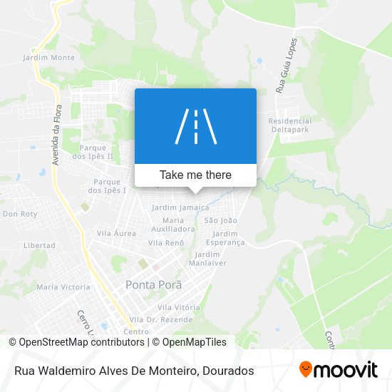 Rua Waldemiro Alves De Monteiro map