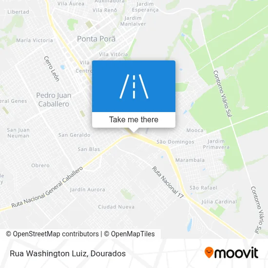 Rua Washington Luiz map