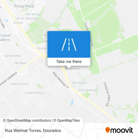 Rua Weimar Torres map