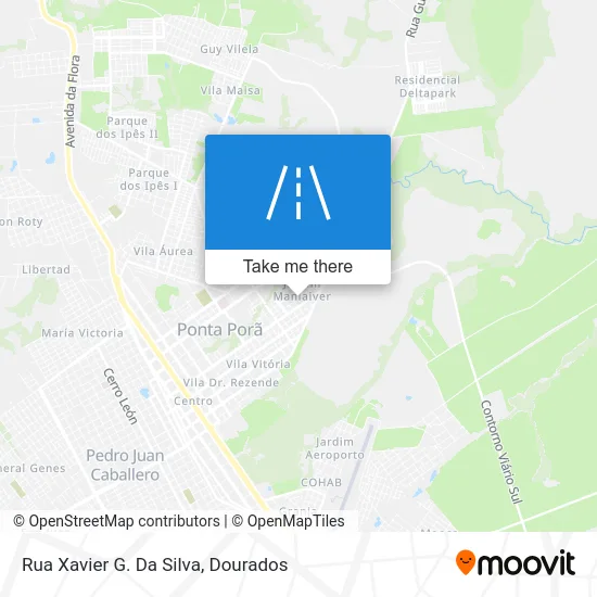 Rua Xavier G. Da Silva map