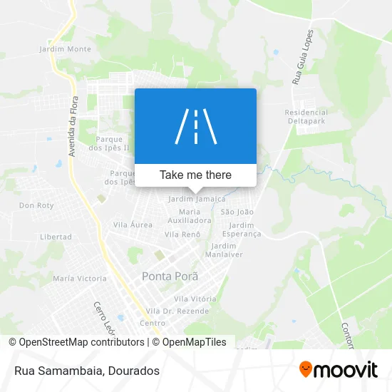 Rua Samambaia map
