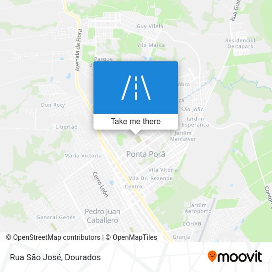 Rua São José map
