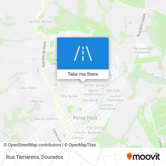 Rua Tamareira map