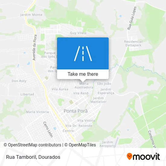 Rua Tamboril map