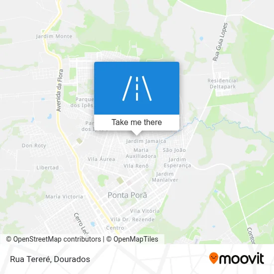 Rua Tereré map