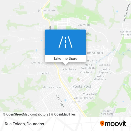 Rua Toledo map