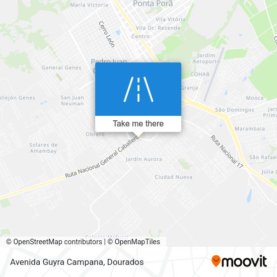 Avenida Guyra Campana map
