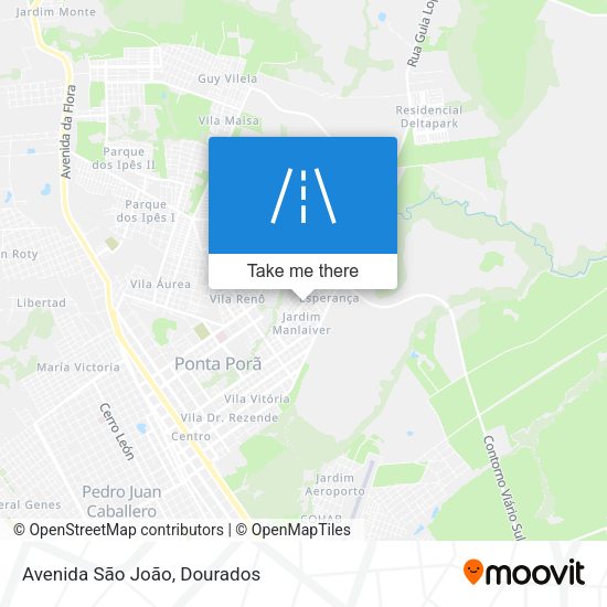 Avenida São João map