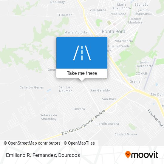 Emiliano R. Fernandez map