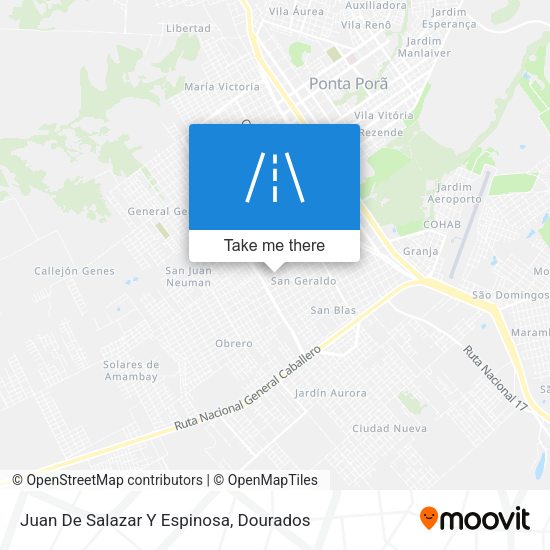 Juan De Salazar Y Espinosa map