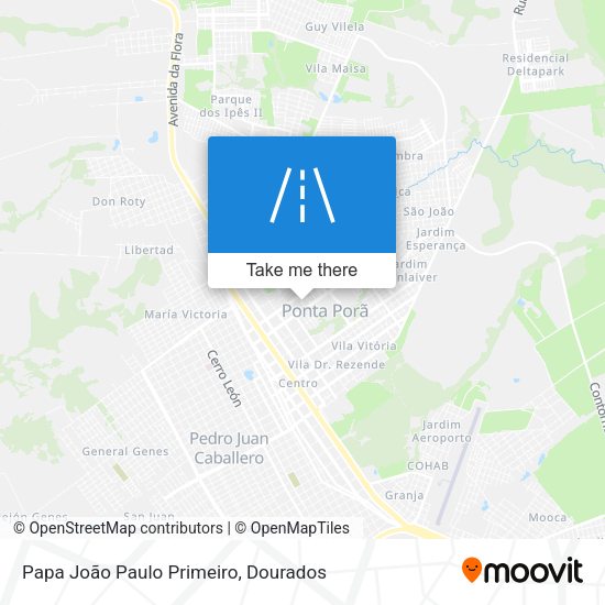 Papa João Paulo Primeiro map