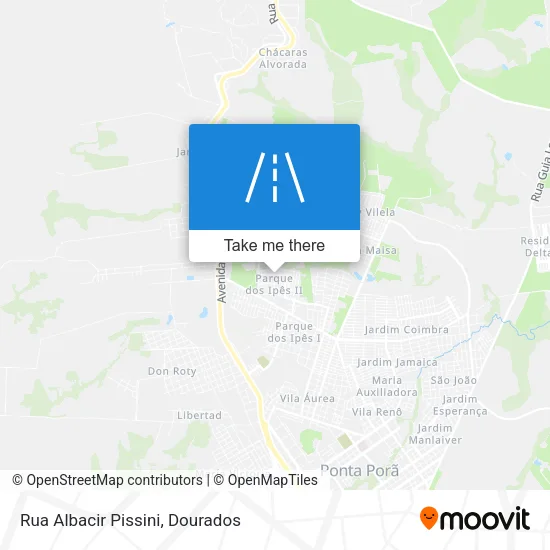 Rua Albacir Pissini map