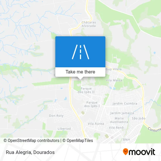 Rua Alegria map
