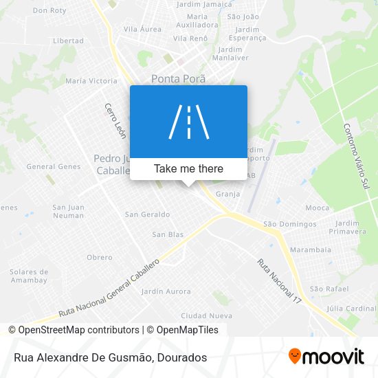 Rua Alexandre De Gusmão map
