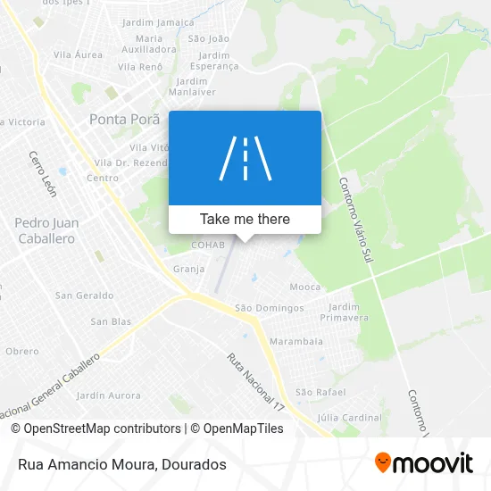 Rua Amancio Moura map