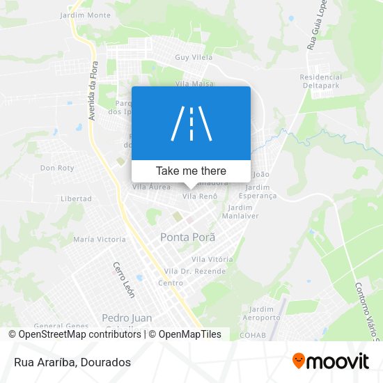 Rua Araríba map