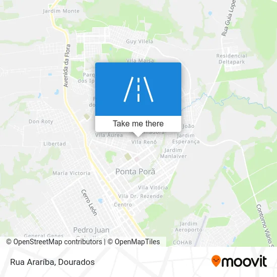 Rua Araríba map
