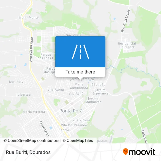 Rua Buriti map