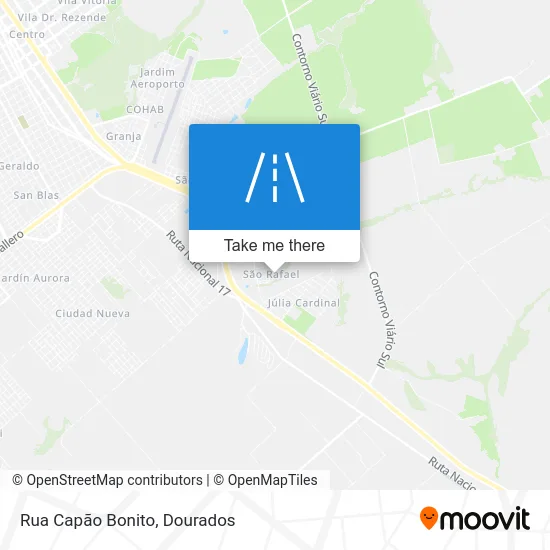 Rua Capão Bonito map