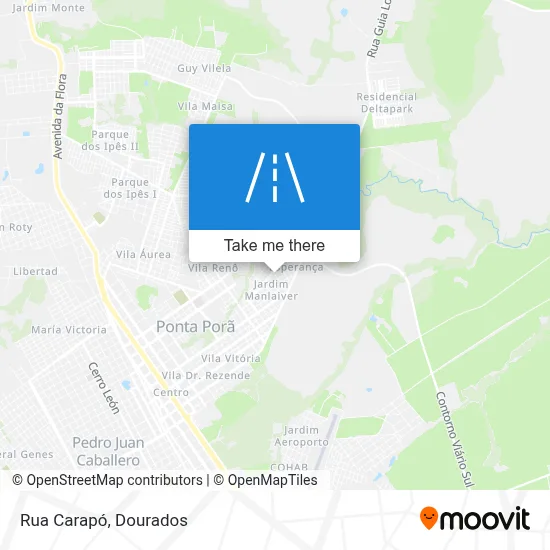 Rua Carapó map