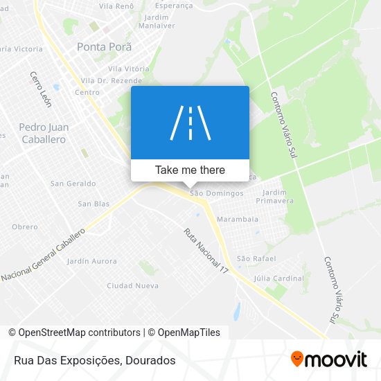 Rua Das Exposições map