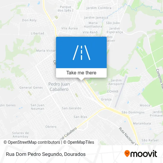 Rua Dom Pedro Segundo map