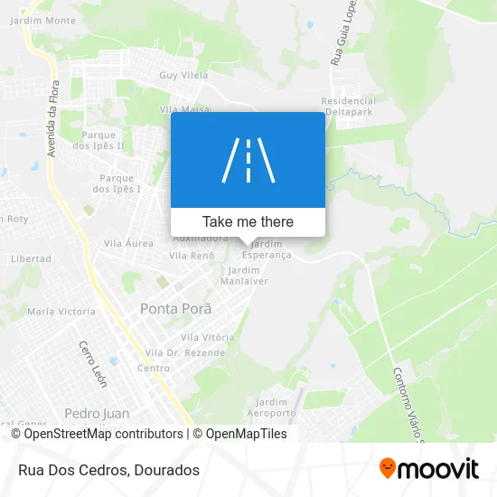 Rua Dos Cedros map