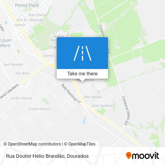 Rua Doutor Hélio Brandão map
