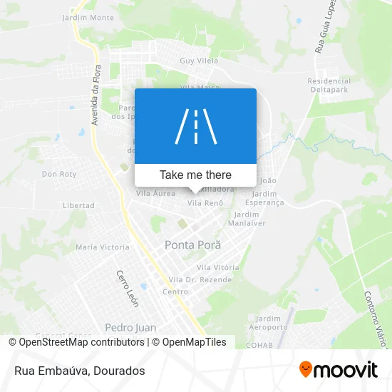 Rua Embaúva map
