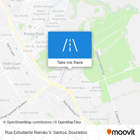 Rua Estudante Ramão V. Santos map
