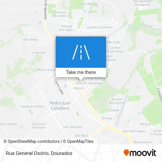 Rua General Osório map