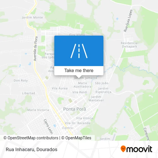 Rua Inhacaru map