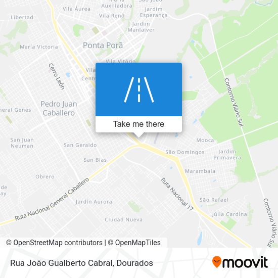 Rua João Gualberto Cabral map