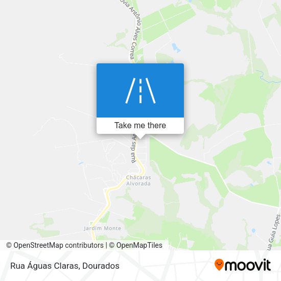 Rua Águas Claras map