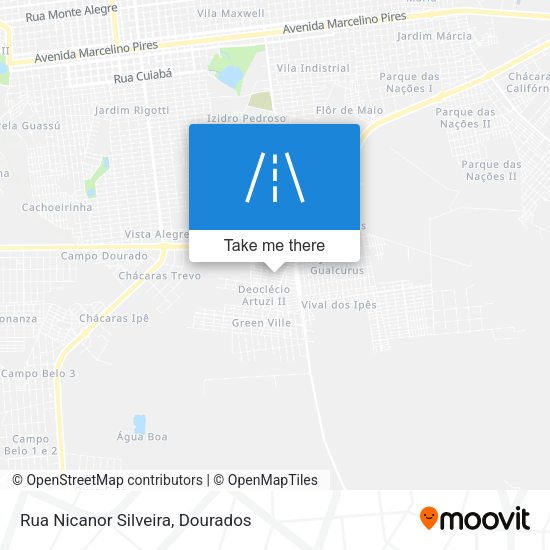 Rua Nicanor Silveira map
