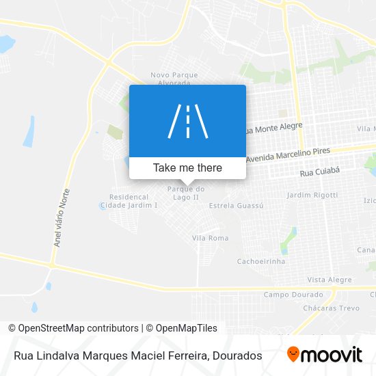 Rua Lindalva Marques Maciel Ferreira map