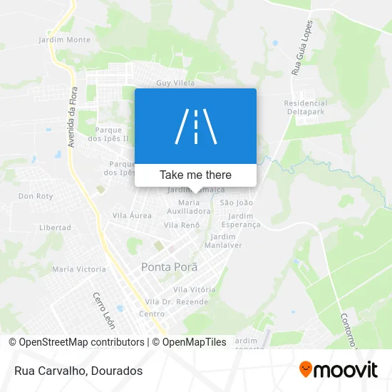 Rua Carvalho map