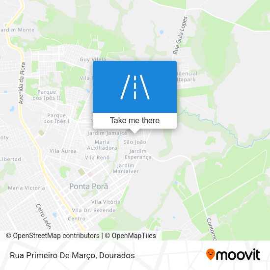Rua Primeiro De Março map