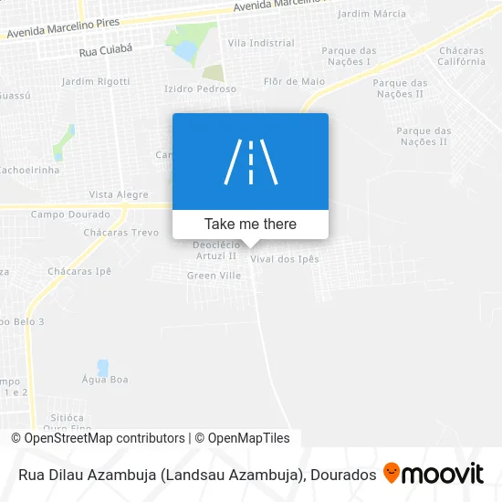 Rua Dilau Azambuja (Landsau Azambuja) map