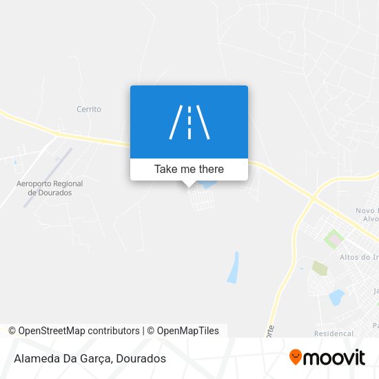 Alameda Da Garça map
