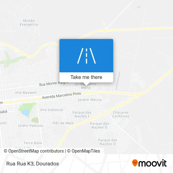 Rua Rua K3 map