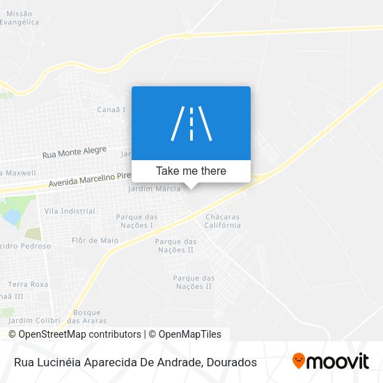Rua Lucinéia Aparecida De Andrade map