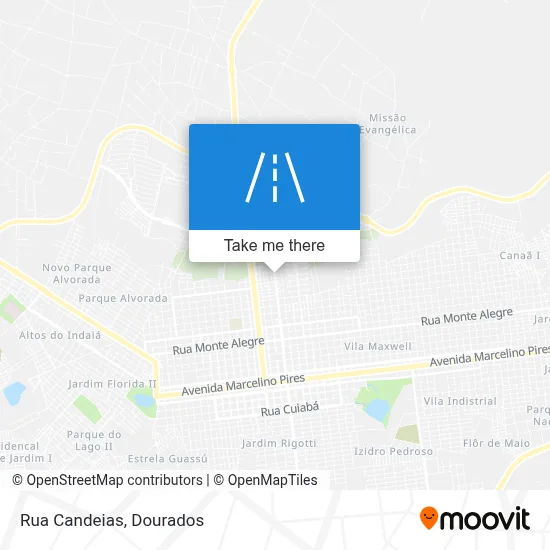 Rua Candeias map