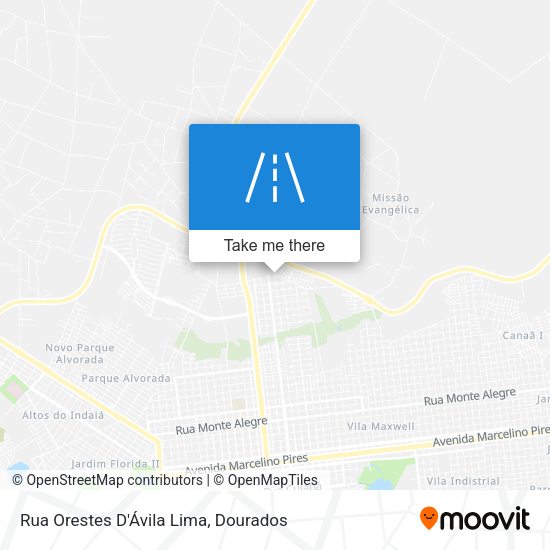 Rua Orestes D'Ávila Lima map