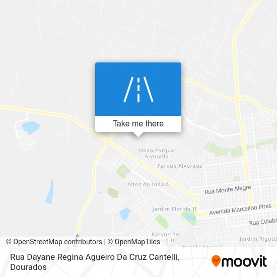 Rua Dayane Regina Agueiro Da Cruz Cantelli map