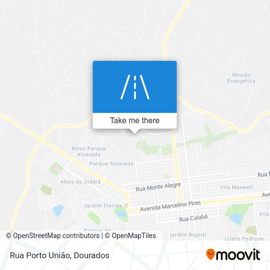 Rua Porto União map