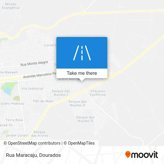 Rua Maracaju map